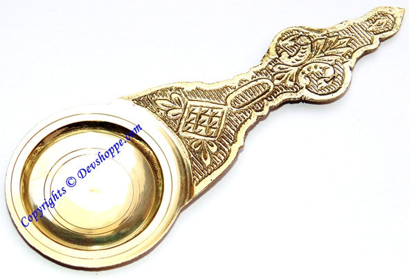 Camphor (Karpoor) aarti lamp in brass Camphor (Karpoor) aarti lamp in brass