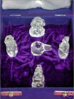 Crystal Shiv Parivar - Family of Lord Shiva idol set in pure Crystal Crystal Shiv Parivar - Family of Lord Shiva idol set in pure Crystal