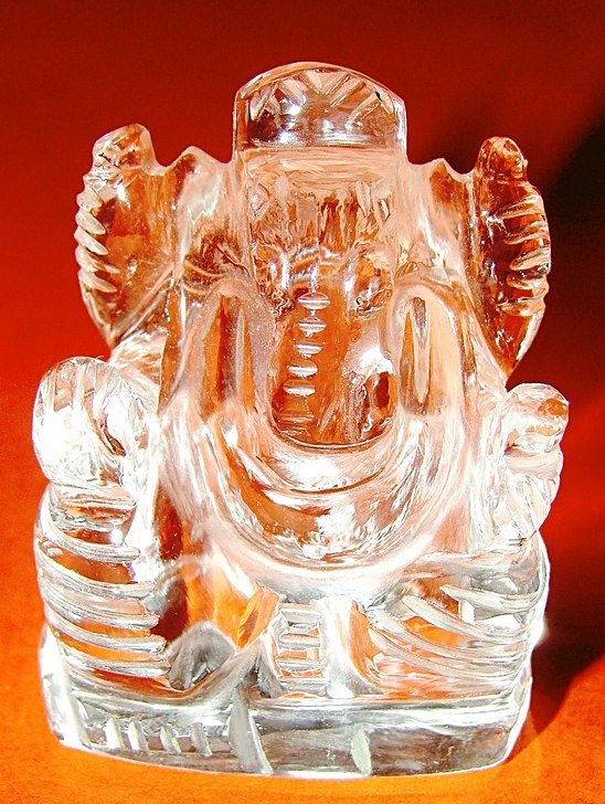 Crystal Ganesha for Wealth , Goodluck , Business and Prosperity 20 - 25 grams Crystal Ganesha for Wealth , Goodluck , Business and Prosperity 20 - 25 grams