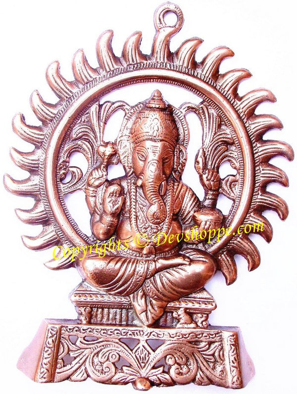 Lord Ganesha in sitting pose wall hanging Lord Ganesha in sitting pose wall hanging