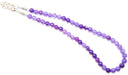 Amethyst necklace made from high quality faceted beads - Devshoppe