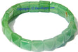Green Jade bracelet of Pyramid shaped beads - Devshoppe