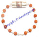 Narmada Shivlinga (Narmadeshwar) bracelet with Rudraksha beads in Silver - Devshoppe