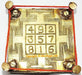 Sri Navgrah (Navgraha / Navagraha) yantra Chowki In Brass - Devshoppe