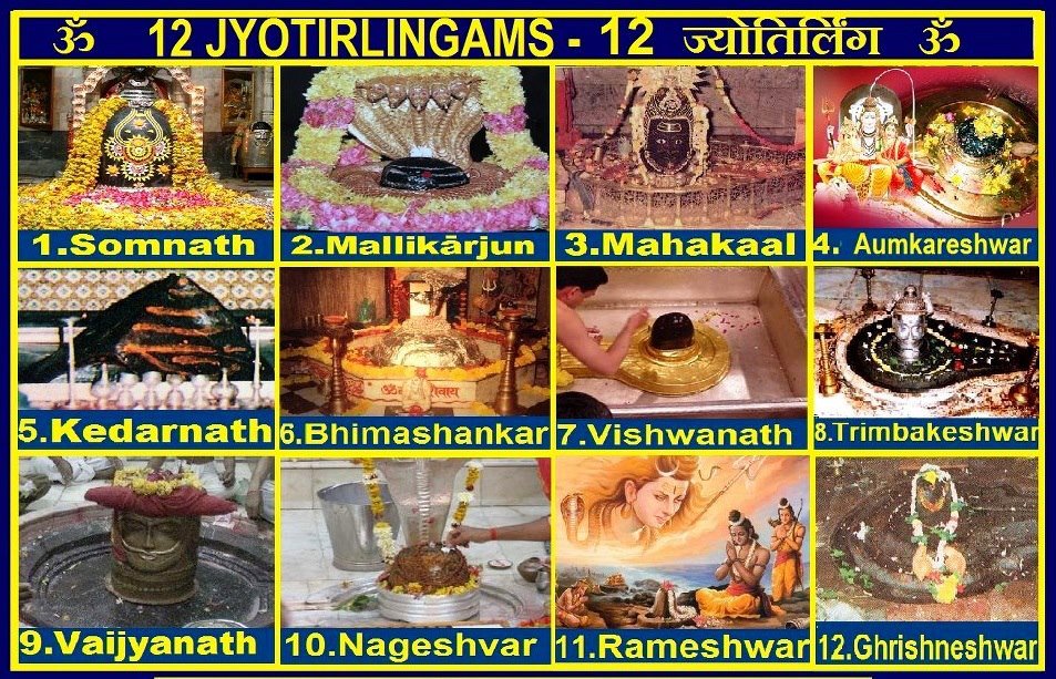 12 Jyotirlinga of Shiva in India [Name & Place with Images]