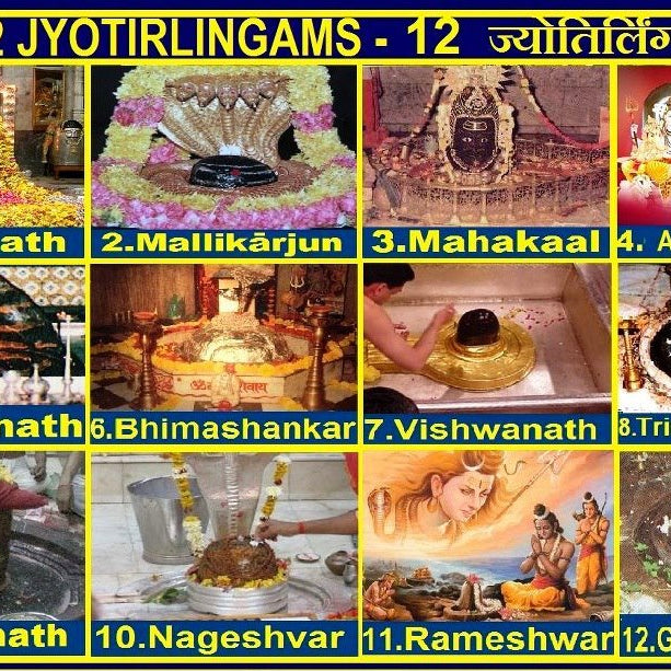Twelve Jyotirlinga temples