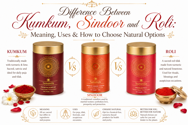Difference Between Kumkum, Sindoor and Roli: Meaning, Uses & How to Choose Natural Options