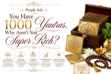 People Ask: You Have 1000 Yantras, Why Aren’t You Super Rich?