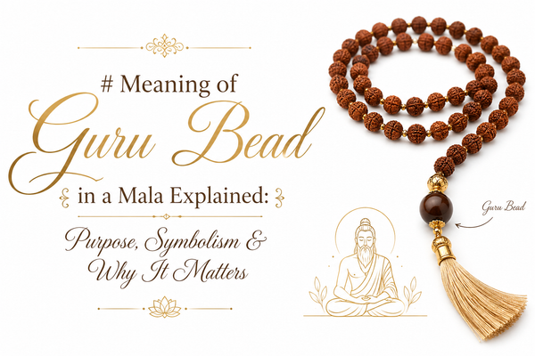 Meaning of Guru Bead in a Mala Explained: Purpose, Symbolism & Why It Matters