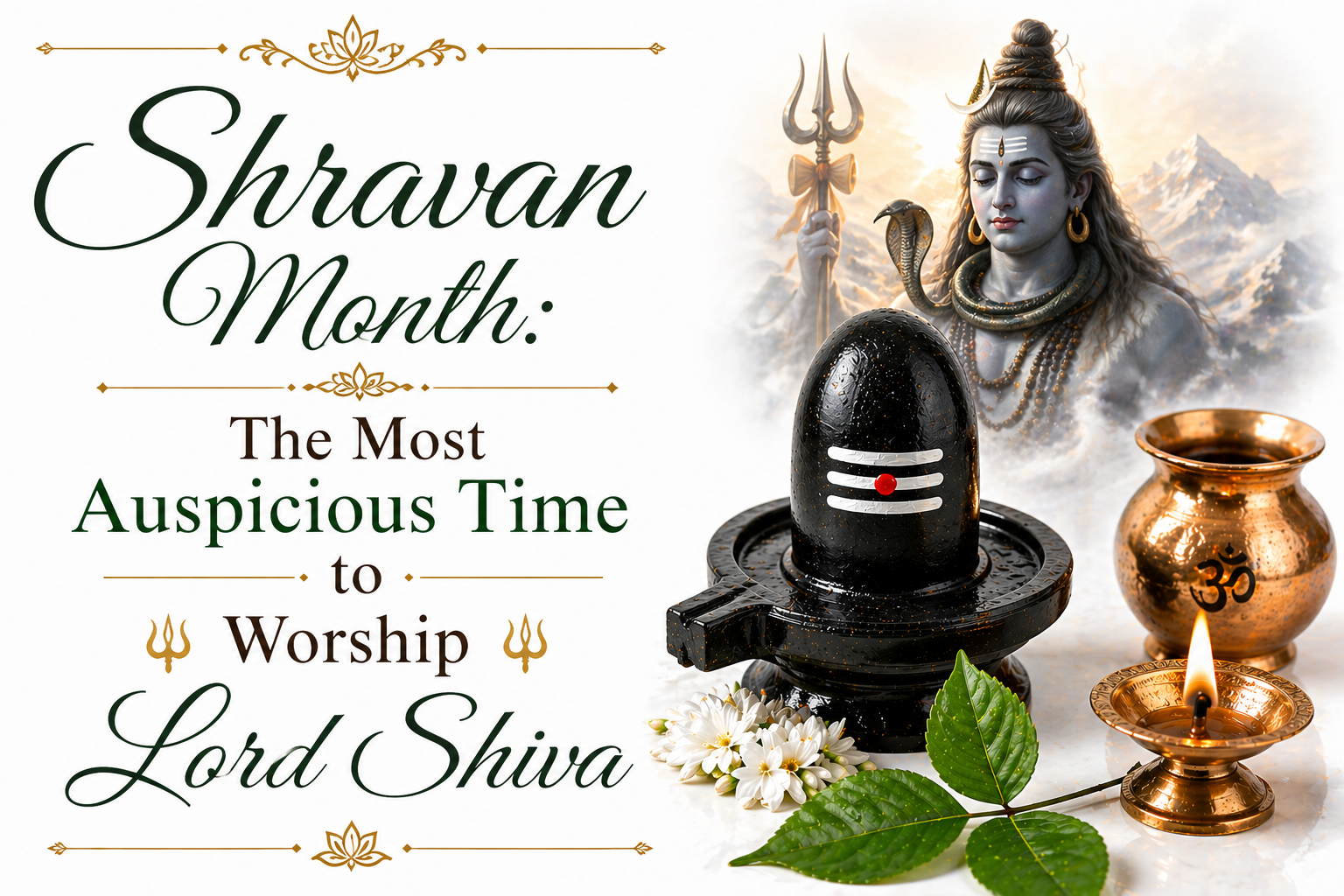Shravan Month: The Most Auspicious Time to Worship Lord Shiva – Devshoppe