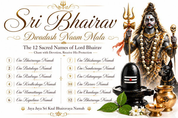 Sri Bhairav dwadash naam mala