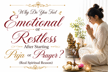 Why Do You Feel Emotional or Restless After Starting Puja or Prayer? (Real Spiritual Reason)