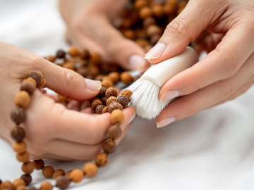 How to Clean and Store Mala Properly: Complete Care Guide for Rudraksha, Tulsi, Sandalwood & Gemstone Malas
