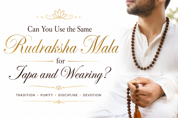 Can You Use the Same Rudraksha Mala for Japa and Wearing?