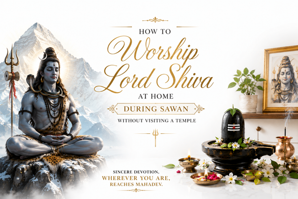 How to Worship Lord Shiva at Home During Sawan Without Visiting a Temple