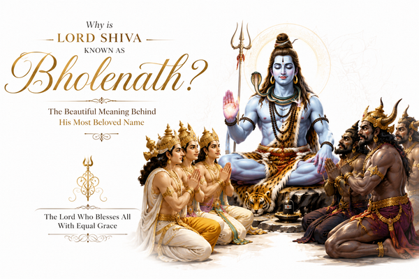 Why Is Lord Shiva Known as Bholenath? The Beautiful Meaning Behind His Most Beloved Name