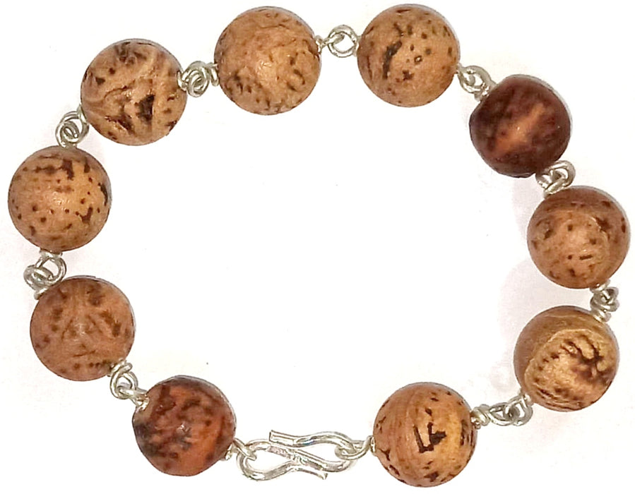 Kaya Kalp beads bracelet in silver