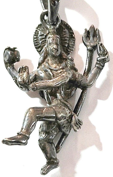 Top Quality Rudraksha mala with Oxidized Lord Shiva silver pendant