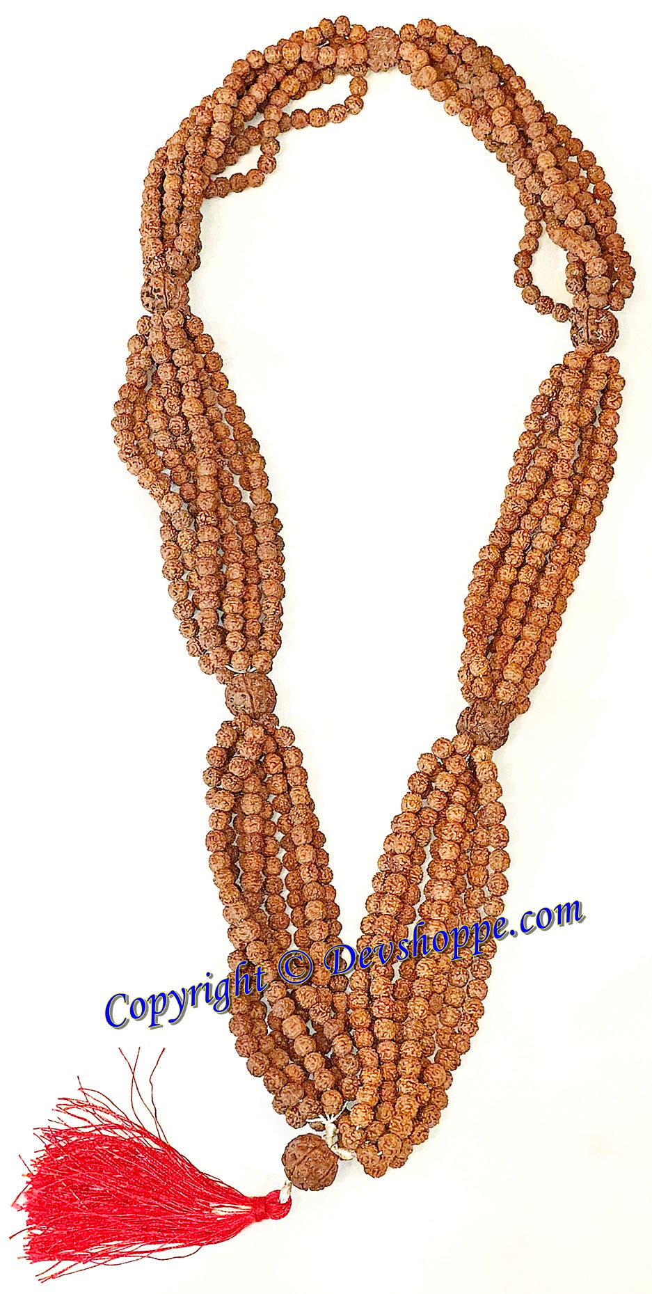 5 Mukhi Rudraksha Kantha mala (1008+1 beads)