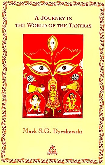 Book cover with title 'A Journey in the World of the Tantras' and red deity artwork
