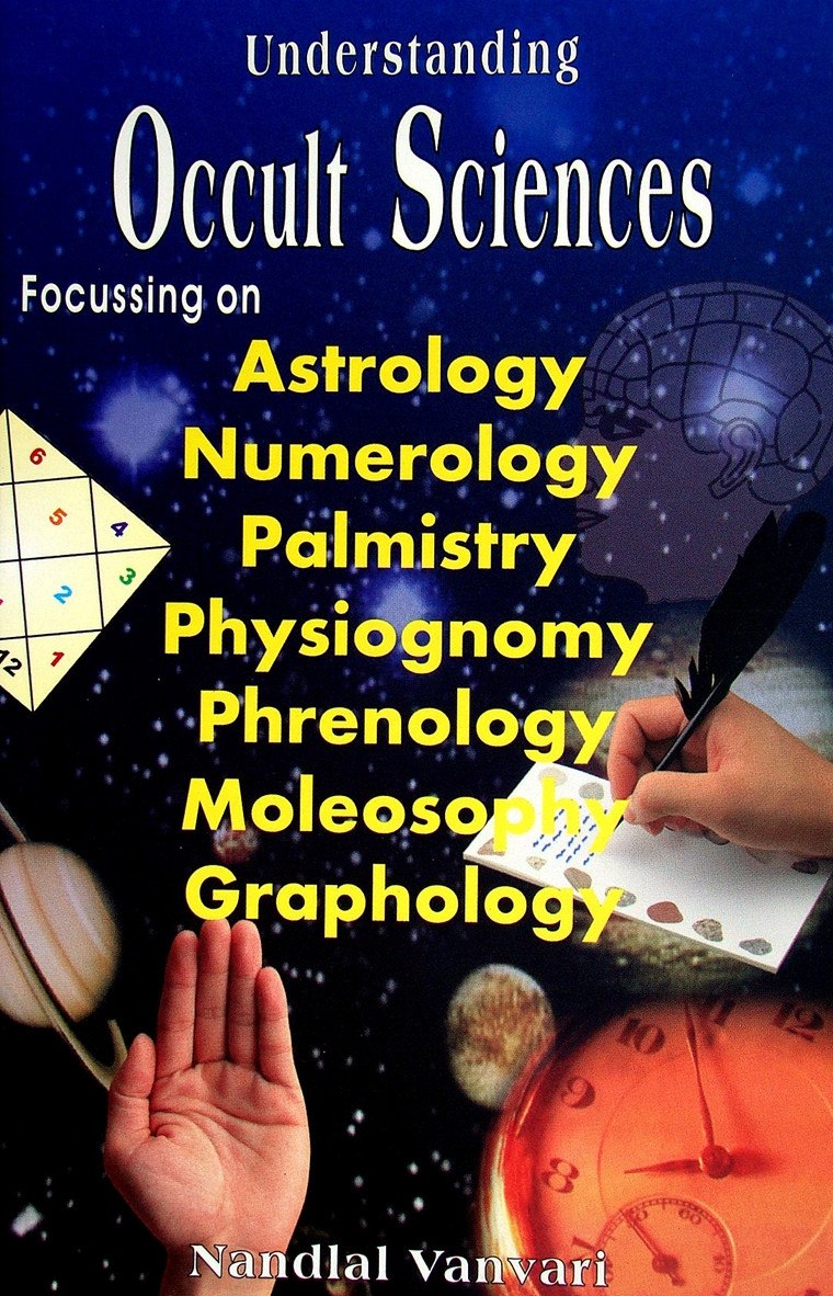 Understanding Occult Sciences cover with headings: Astrology, Numerology, Palmistry, Phrenology