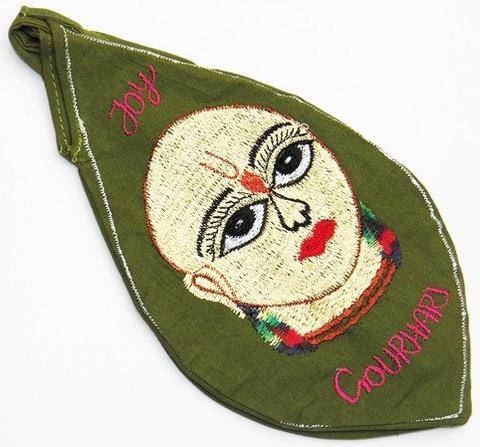 Sri Gauranga Mahaprabhu face embroidered gomukhi japamala bags