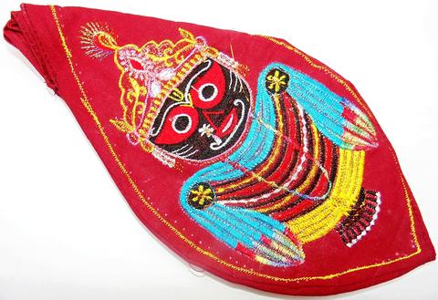 High Quality embroidered Sri Jagannath bhagwan gomukhi japamala bag