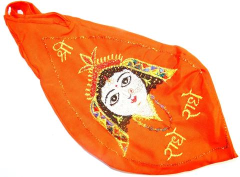 High quality embroidered Maa Radha gomukhi japamala bags
