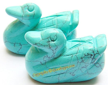 Turquoise (Firoza) Mandarin ducks pair for Love and romance - Devshoppe