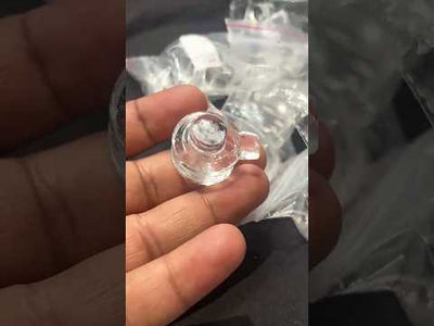 Natural Quartz Crystal Shiva Lingam / Sphatik Shivling 20-25 Grams