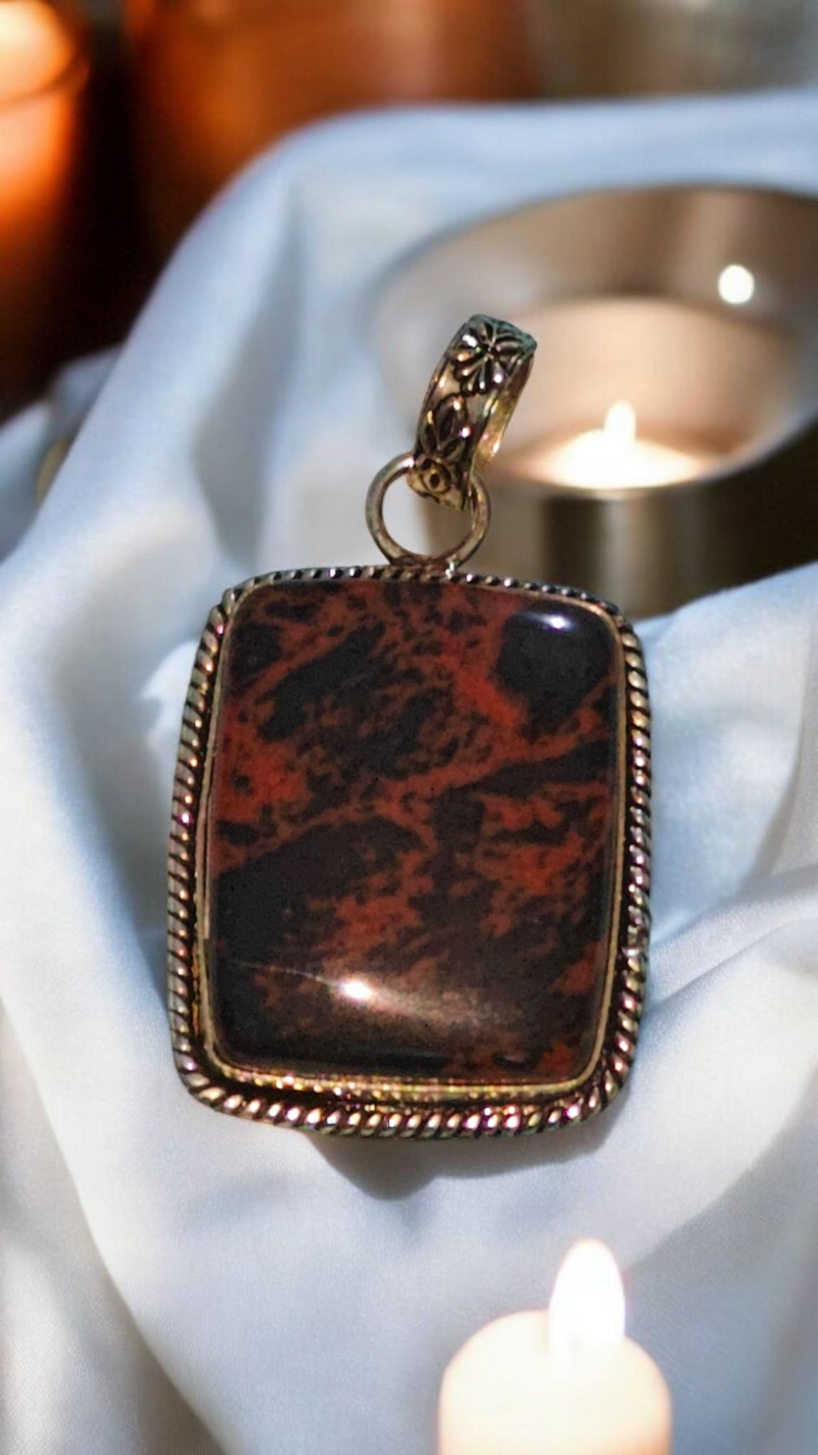 Mahogany Obsidian pendant