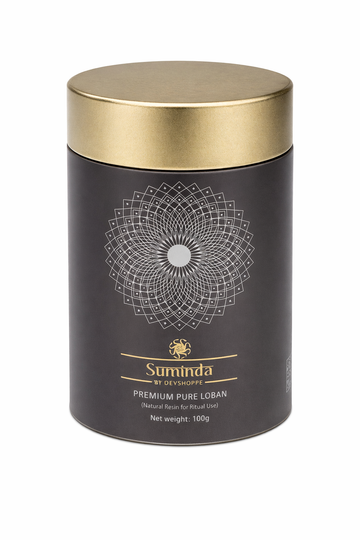 Suminda Sacred Pure Loban by DevShoppe - Premium Natural Resin for Puja, Dhuni & Ritual Use (100g)