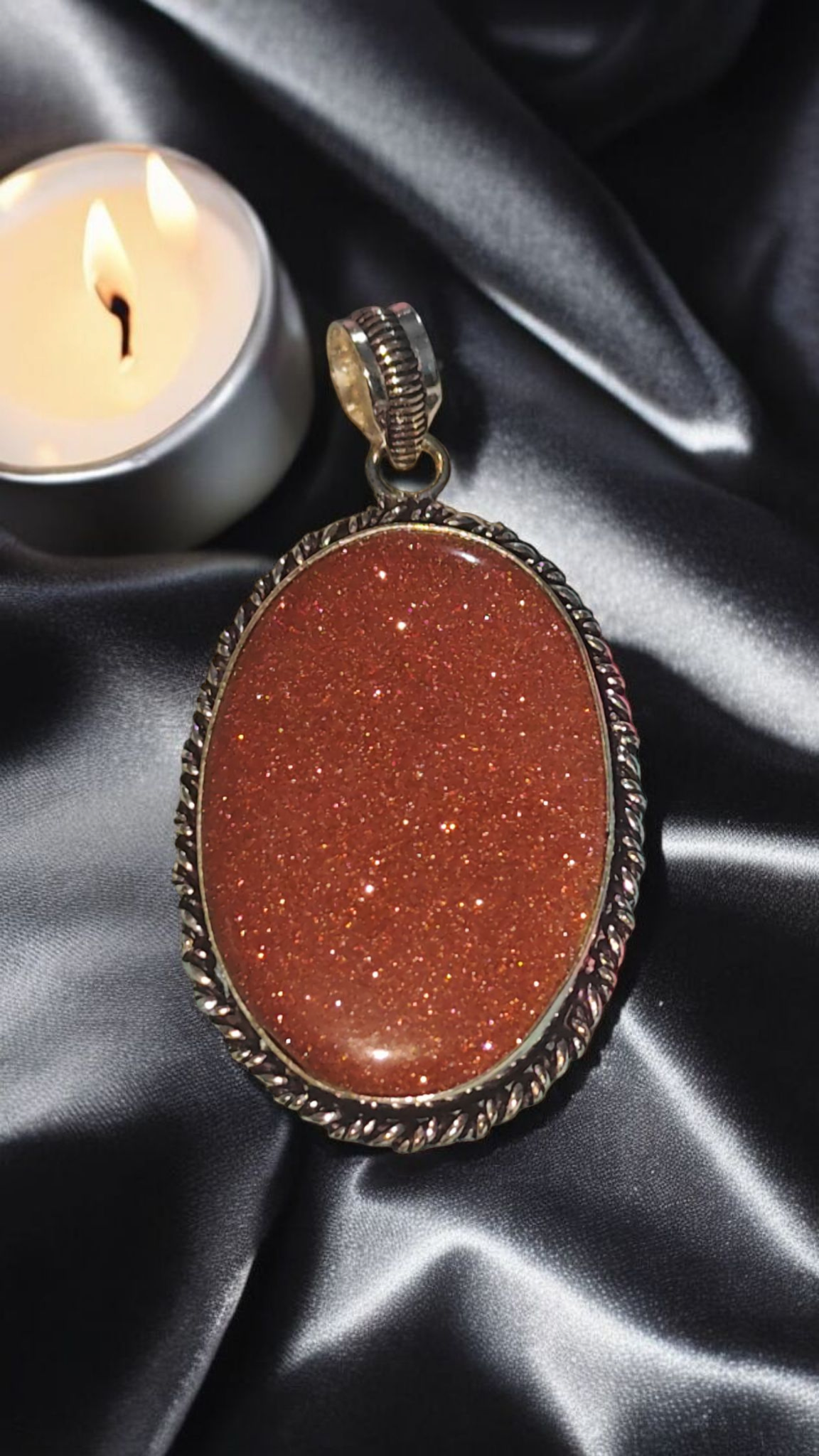 Sunstone pendant 
