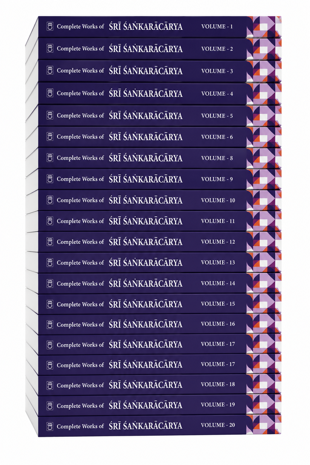 The Complete Works of Śrī Śaṅkarācārya (Set of 20 Volumes): Definitive Edition of Advaita Vedānta, Brahma Sūtra Bhāṣya, Upaniṣad Bhāṣyas & Bhagavad Gītā Commentary