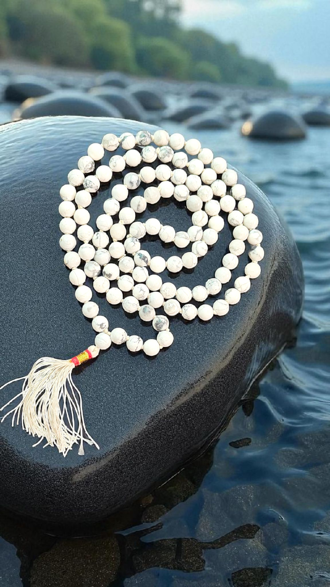 Howlite beads