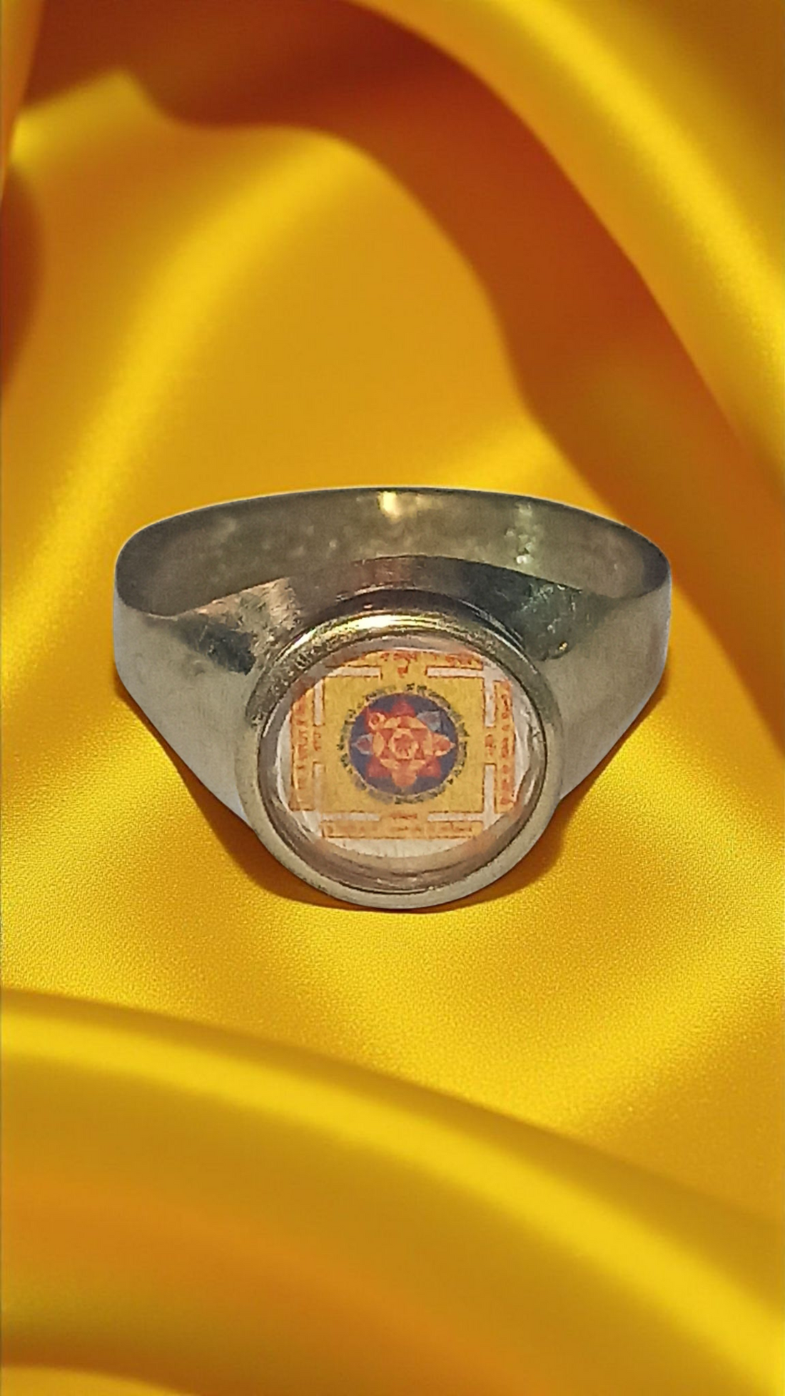 Baglamukhi yantra ring