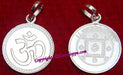Akarshan yantra silver pendant to attract love and attraction - Devshoppe