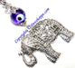 Elephant Keychain with evil eye bead - Devshoppe