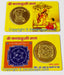 Mata Baglamukhi yantra laminated coin card - Devshoppe