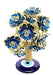 Feng Shui Evil Eye Tree for good luck and Prosperity - Blue colored - Devshoppe