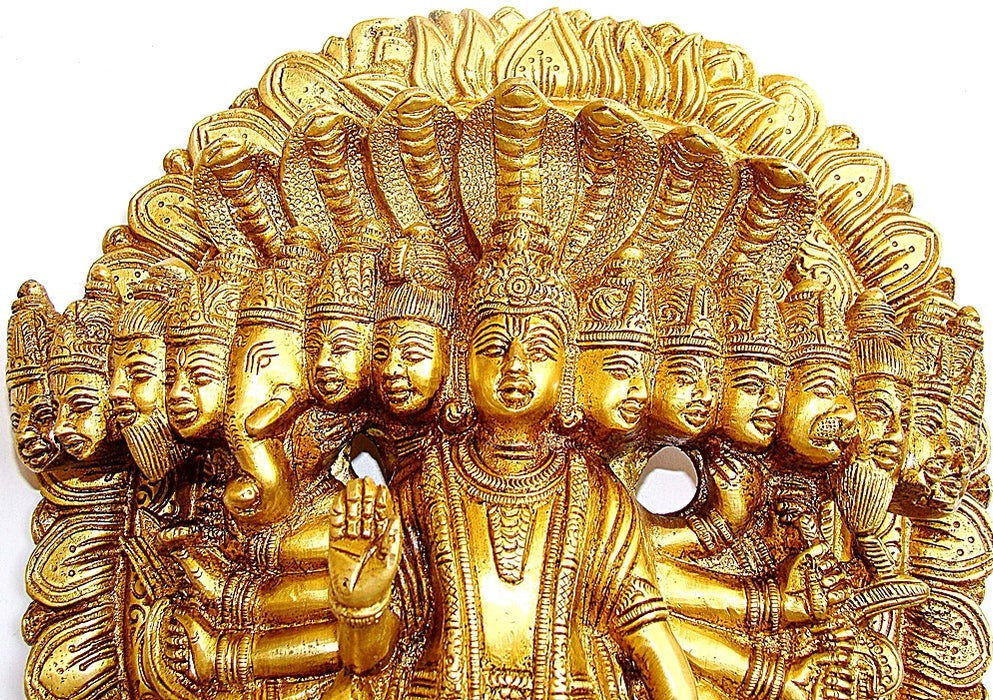 Lord Vishnu Virat Swaroop Statue - Made in Brass - Devshoppe
