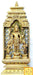 Lord Vishnu with Bhudevi and Sridevi brass idol - Devshoppe