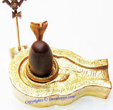 Mahakal (Mahakaal)  lingam replica jalheri with Narmadeshwar linga - Devshoppe