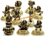 Navagraha idol set ~ Idols of all nine planets - Devshoppe