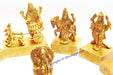 Navagraha (Nine planets) idol set in brass - Devshoppe