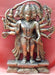Sri Panchmukhi Hanuman brass idol - Devshoppe