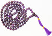 Amethyst mala for peace and getting rid of stress and tension Premium Quality - 7 mm beads - Devshoppe