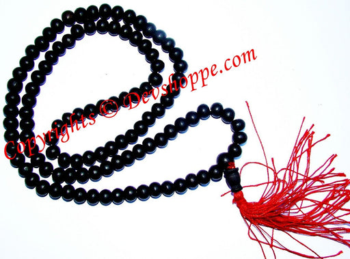 Black Ebony mala to increase Concentration and aid in Meditation - Devshoppe