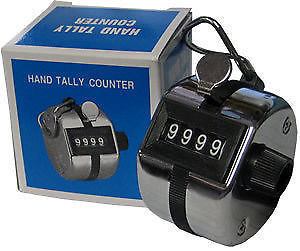Brand New Four Digit Hand Tally Counter to count chanted Mantras - Devshoppe