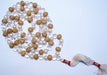 Sandalwood ,Pearl and Crystal combination mala for high blood pressure patients - Devshoppe